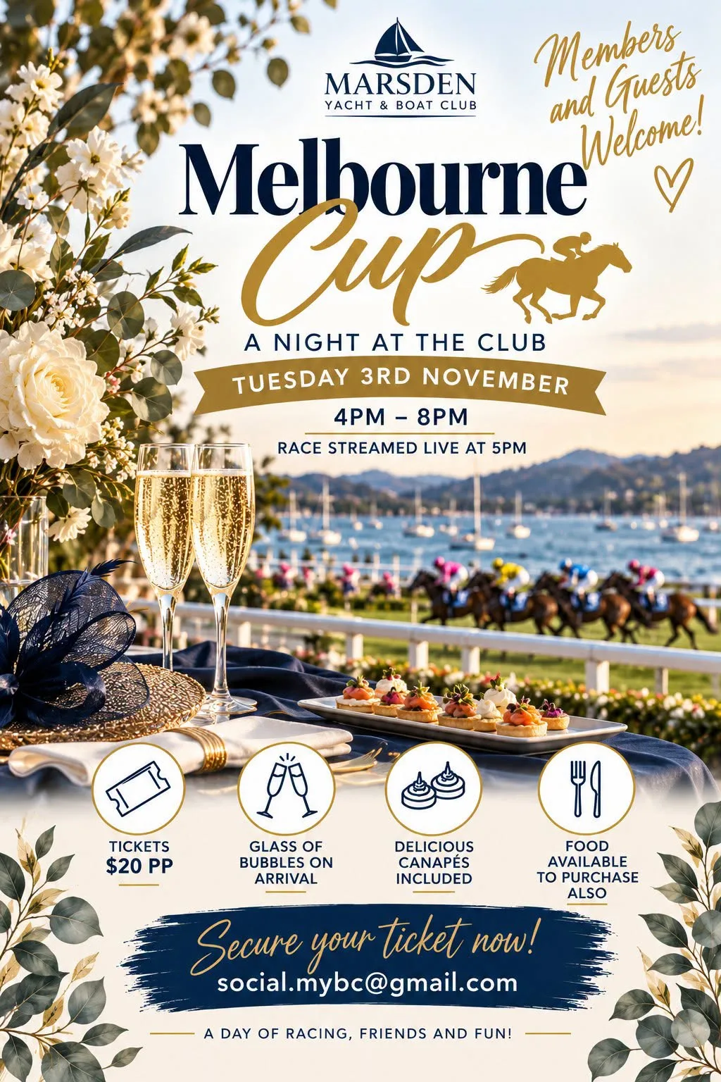 Melbourne Cup at Marsden Yacht & Boat Club