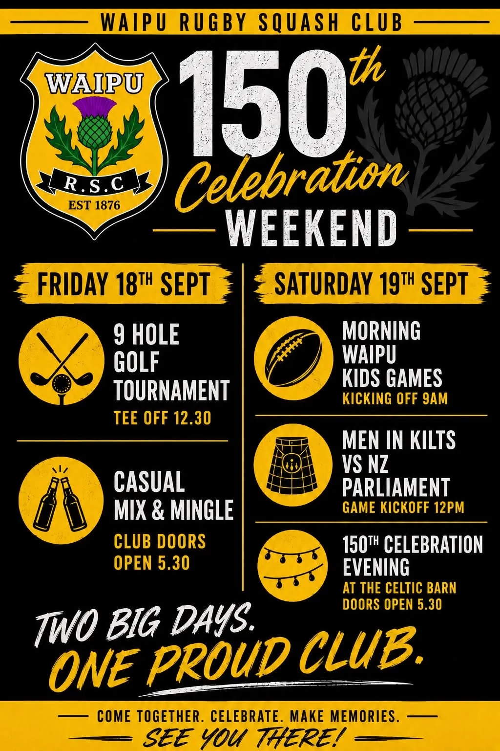 WRSC 150th Celebration Evening