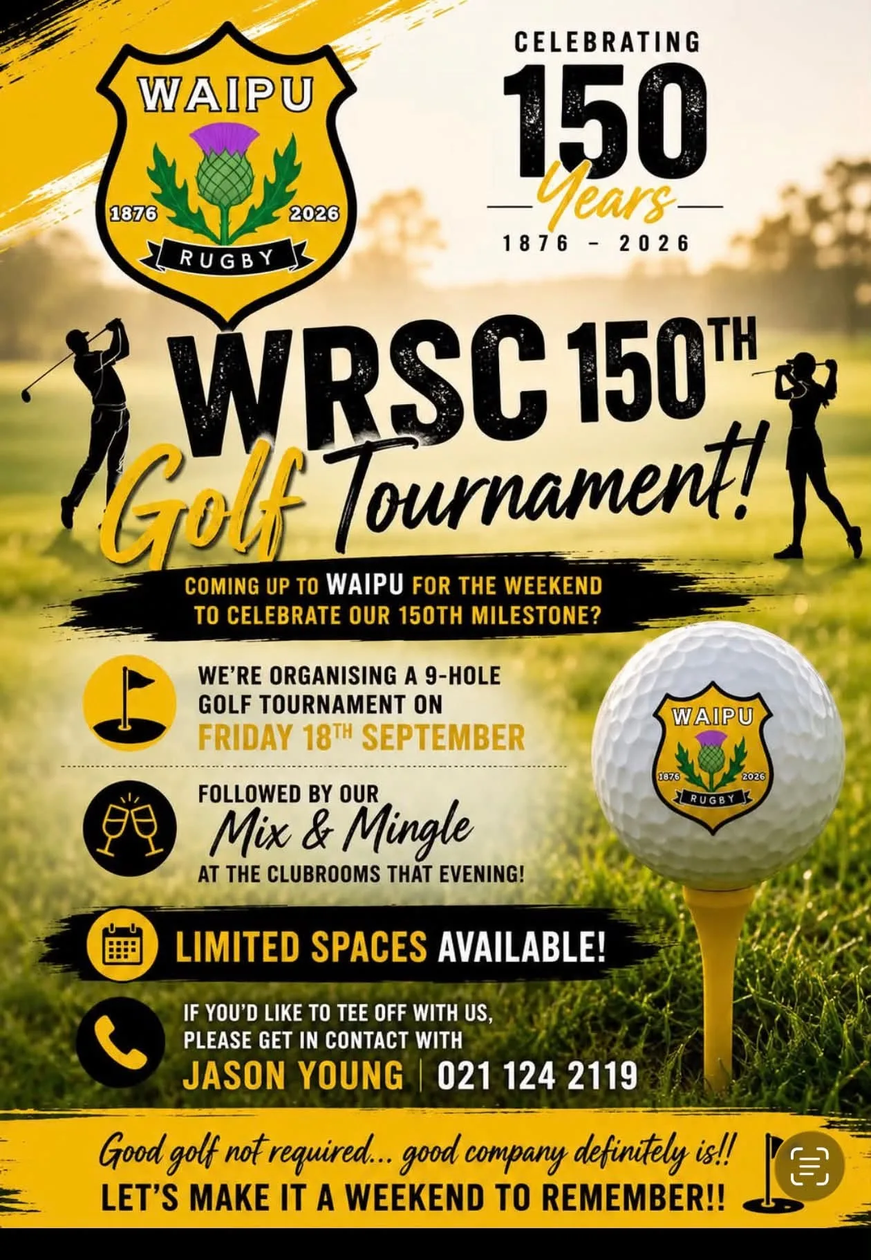 WRSC 150th Golf Tournament