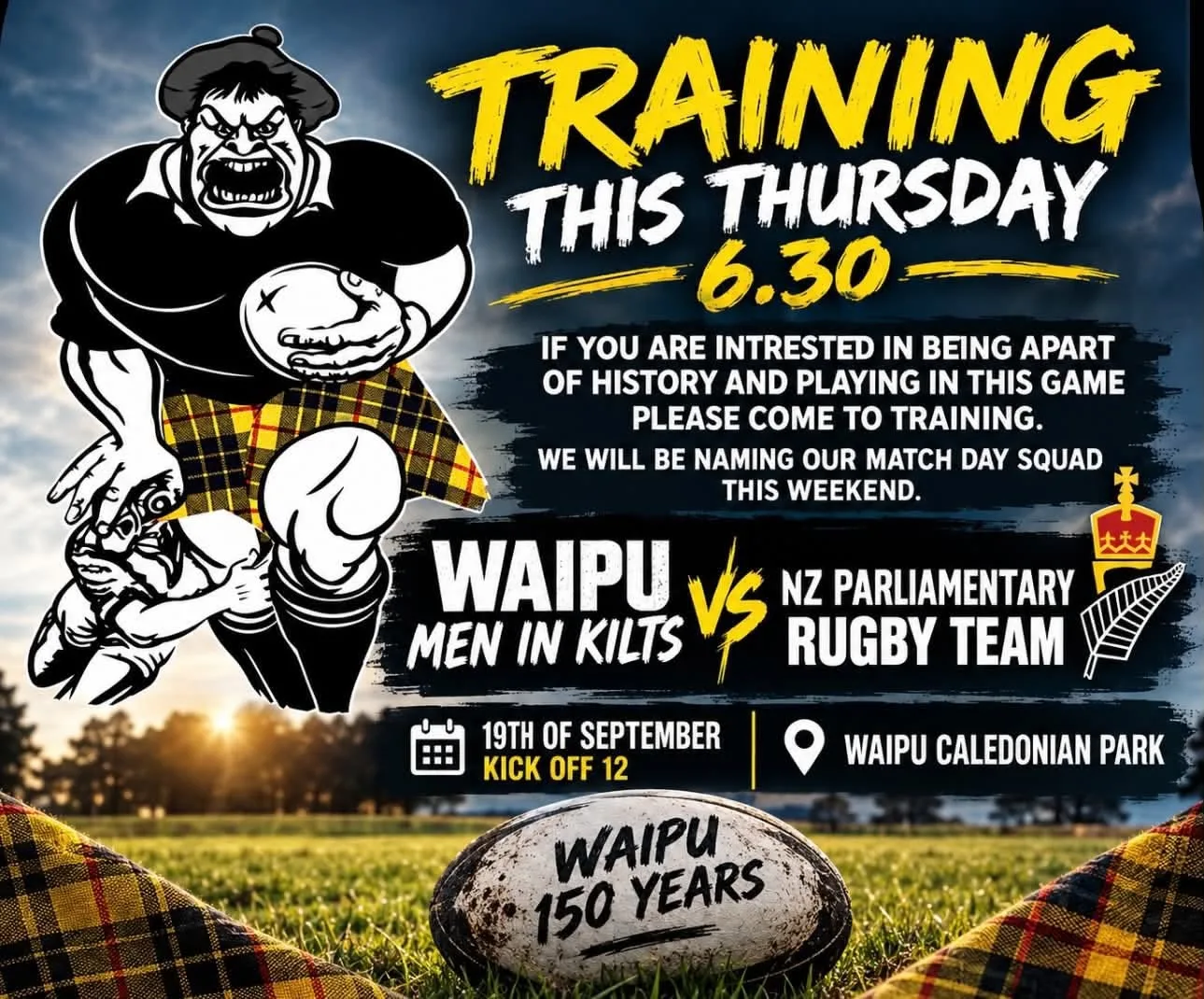 Training Night — Men In Kilts Squad